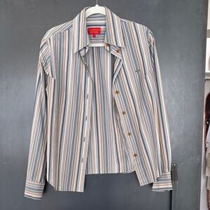 Vivienne Westwood Red Label Striped Button-Up Shirt